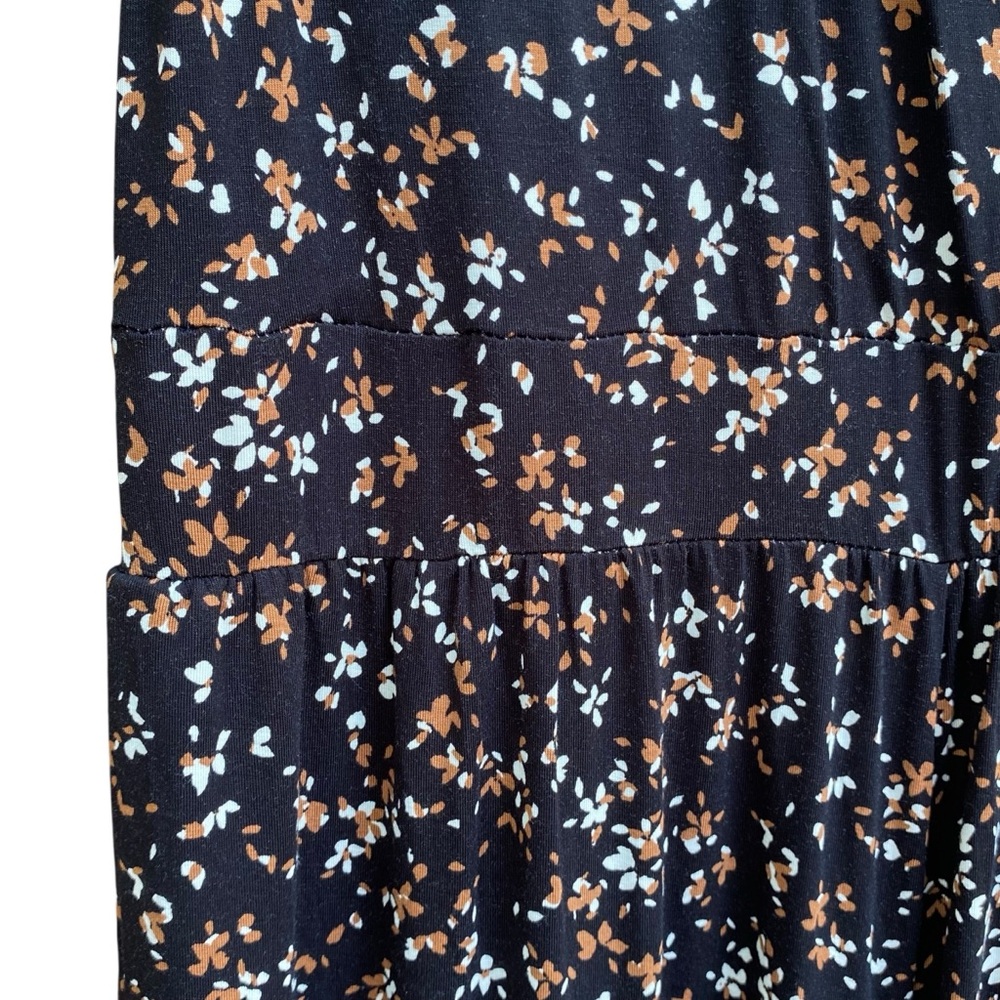 Market And Spruce Black Floral Sleeveless Jumpsuit Womens Size XXL NWT Rayon - Picture 5 of 9